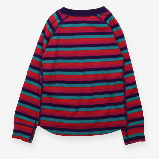 T-Shirt Long Sleeved Multicoloured Stripe
