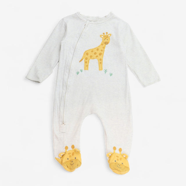Sleepsuit Zip with Giraffe Feet