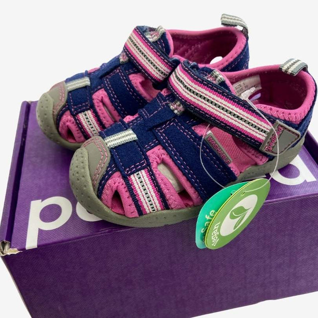 Pediped blue and pink trandles in box