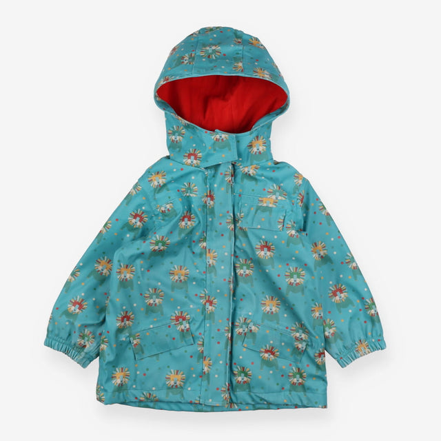 Waterproof coat blue lions