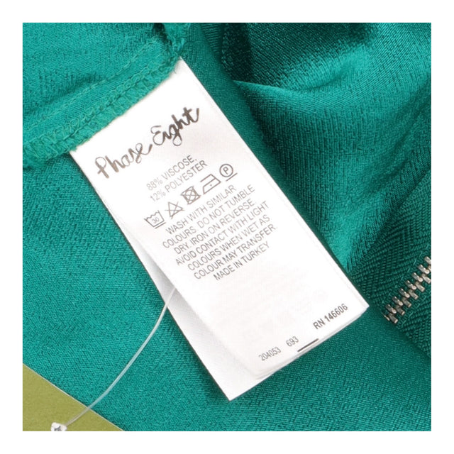 Dress Emerald Green V Neck