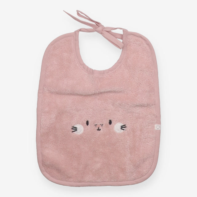 Bib rabbit pink