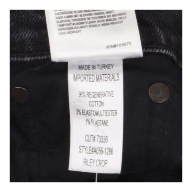 AGOLDE Riley High Rise Straight Crop Stretch Jeans