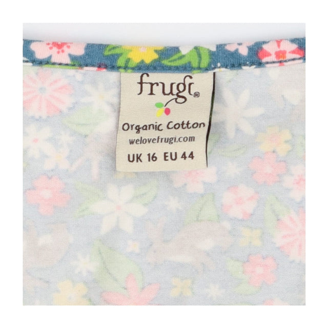 Frugi Women’s Teal Bunny Long Sleeve Top