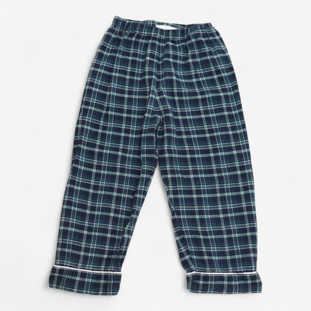Pyjamas Green check dog