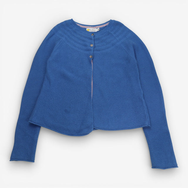 Blue knit cardigan 3 button