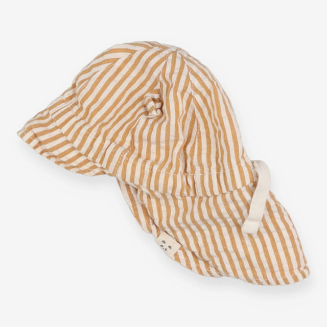 Sunhat Caramel Striped with Ears