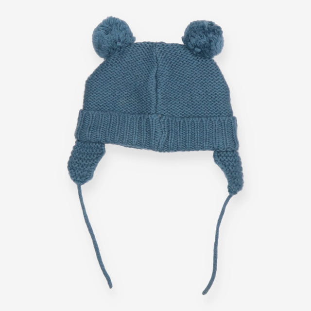 Winter knit hat blue