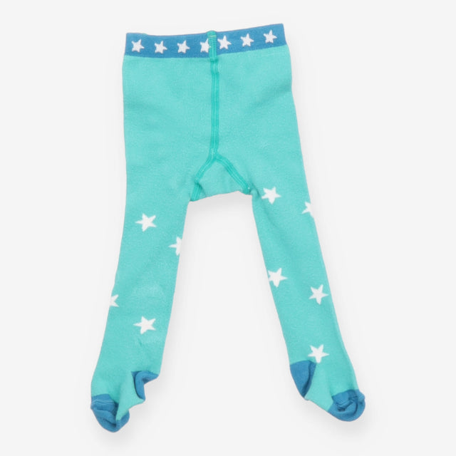 Tights green and blue with white stars