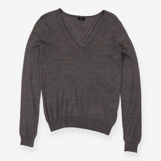 Sweater Grey V neck