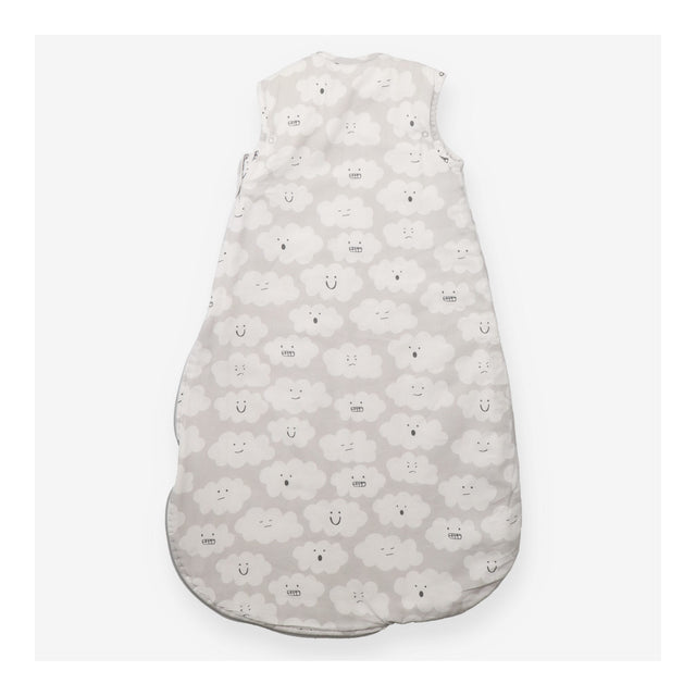 Grey Clouds with Faces Sleeping Bag