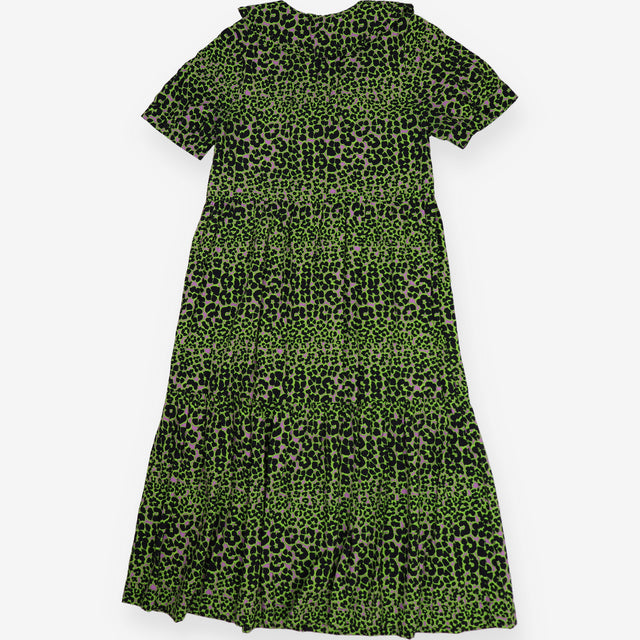 Fluro Animal Collar Midi Dress Multicolour Print