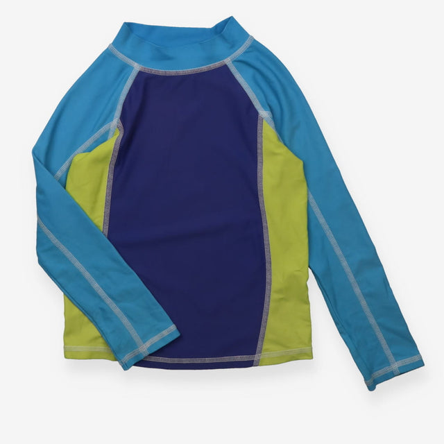 Rash vest blue neon lime