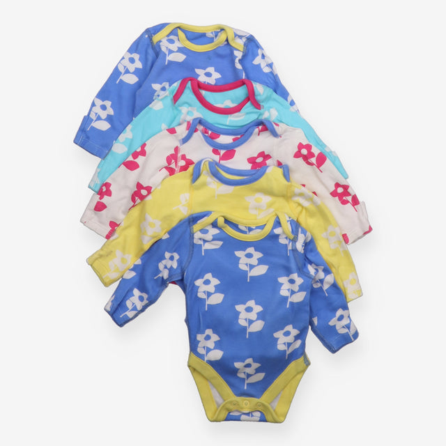 Bodysuits with Flowers 5Pack