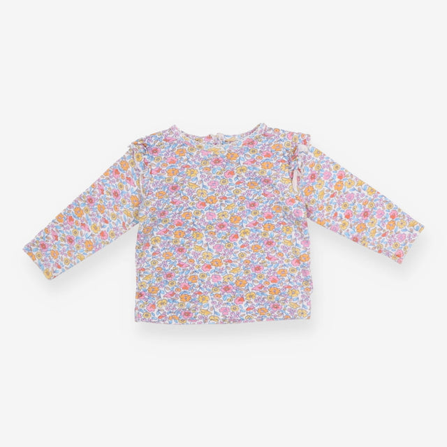 Orange floral t-shirt