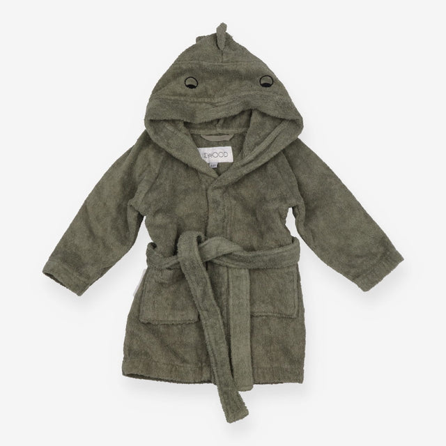 Green Towelling Dressing Gown
