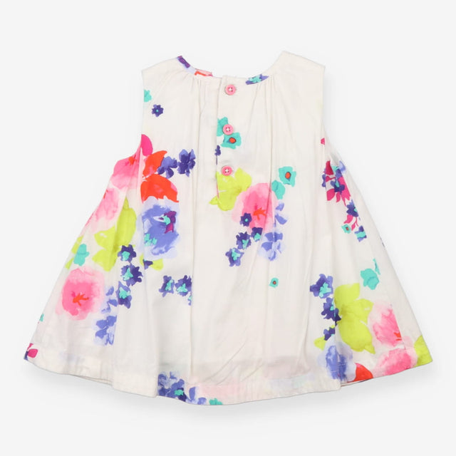 Dress white floral