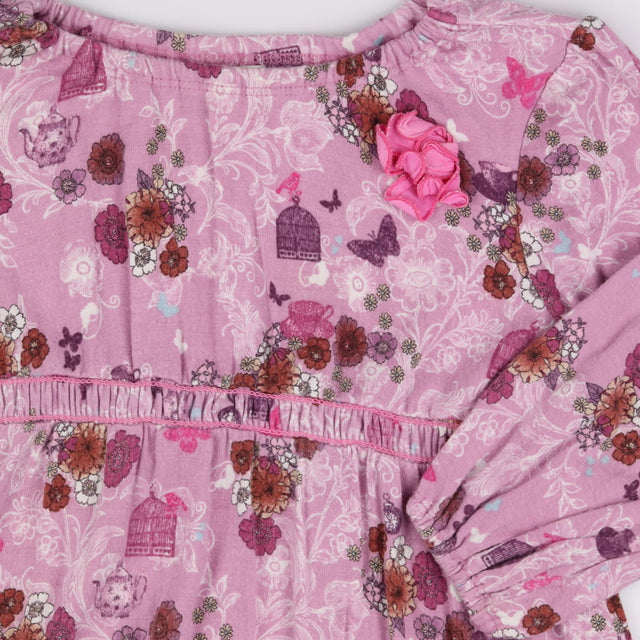 Dress pink Bird cage and teapots