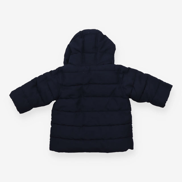 Navy puffer coat