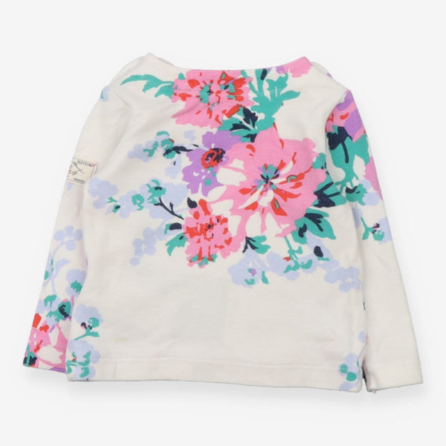 White Floral Long Sleeve