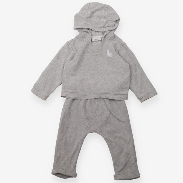 Tracksuit grey towelling Llama