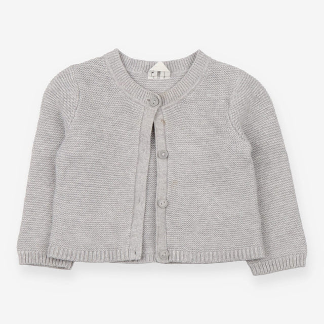 Grey Knit Cardigan
