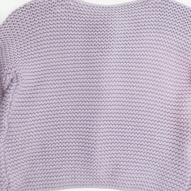 Cardigan Lilac chunky knit