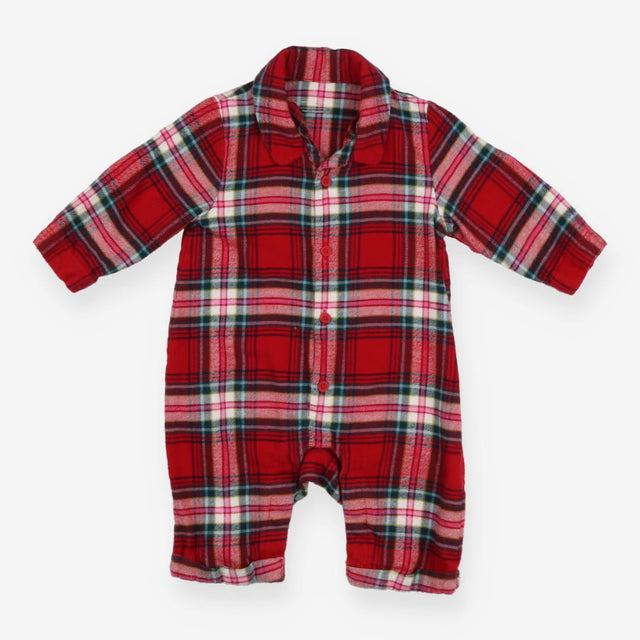 Tartan Red & Green Romper