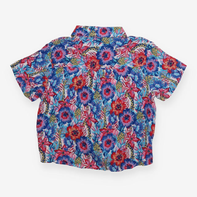 Top shirt blue floral