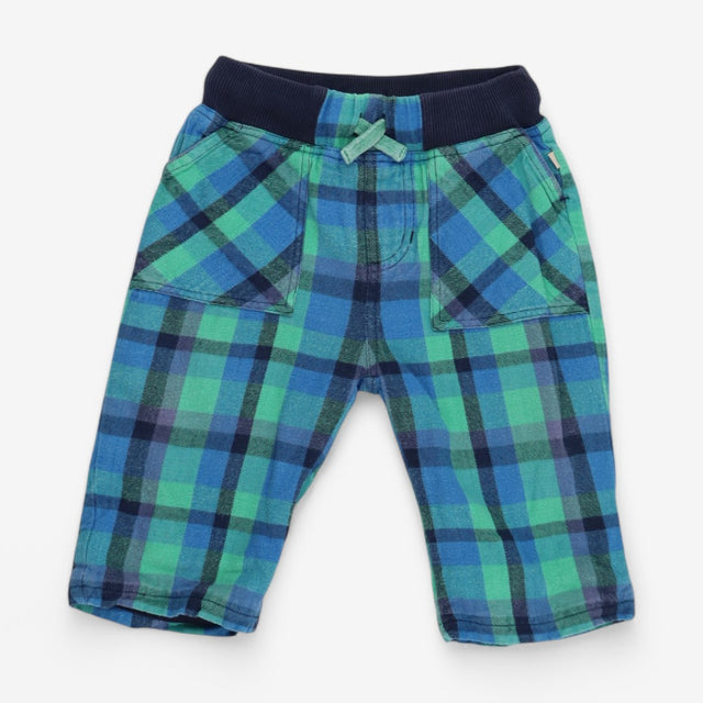 Joggers blue checked with pockets