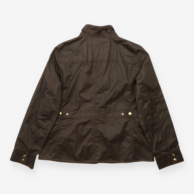 Dark Olive Cotton Utility Field Jacket Multiple Po