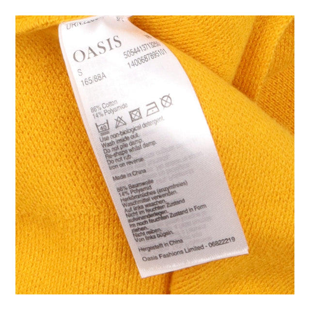 A-Line Skirt Mustard Yellow Flared Knee Length
