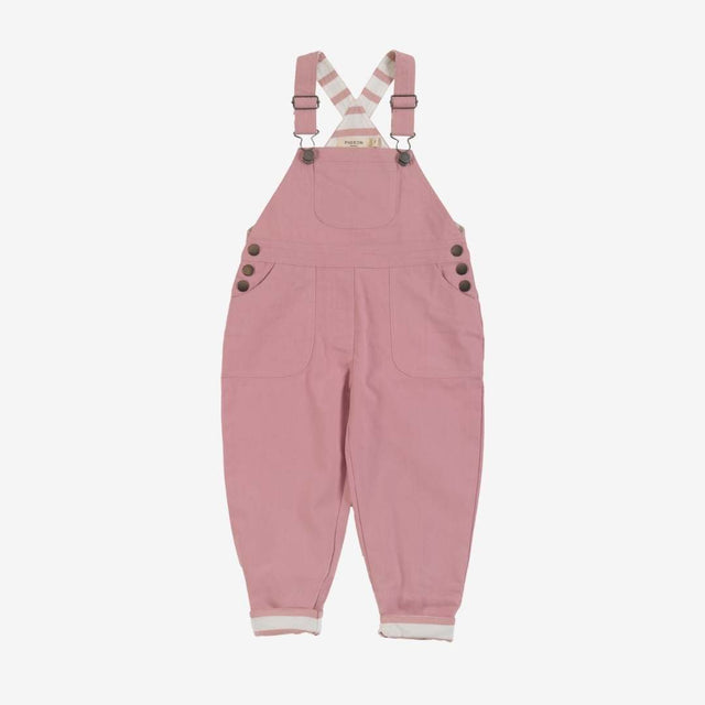 Pink worker dungarees