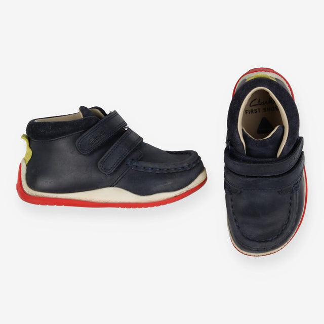 Velcro Boots Leather Moccasin Style