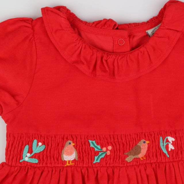 Dress Collared Red Robin