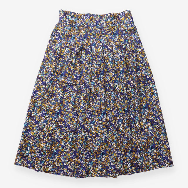 Skirt Floral Print Blue