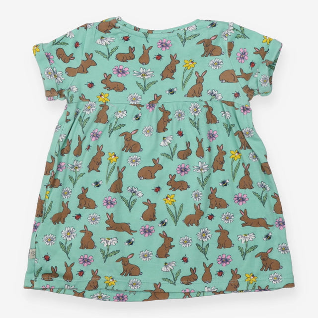 Dress jersey green bunny