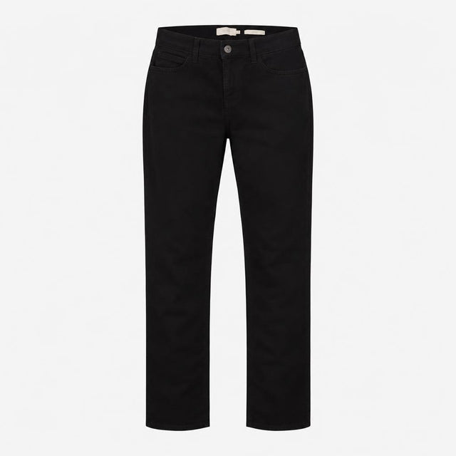 Black Slim Leg Cotton Stretch Jeans