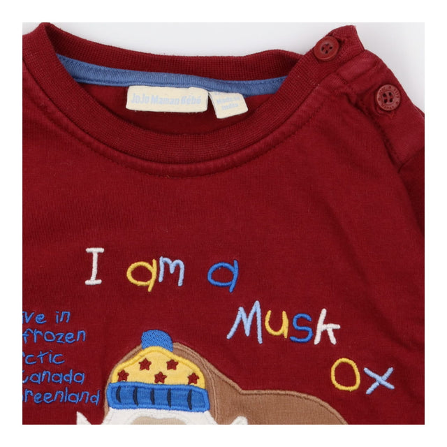Tee LS maroon Musk Ox