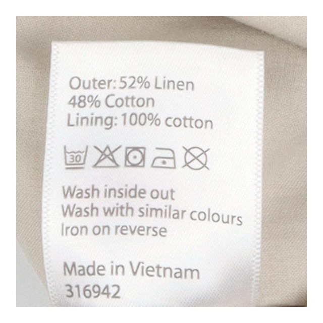 Cream Linen Trousers