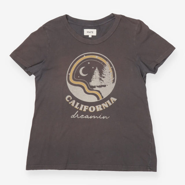 MATE T-shirt grey California dreams oversized