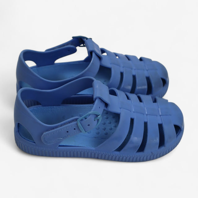 Jelly Shoe Blue with Velcro Fastening