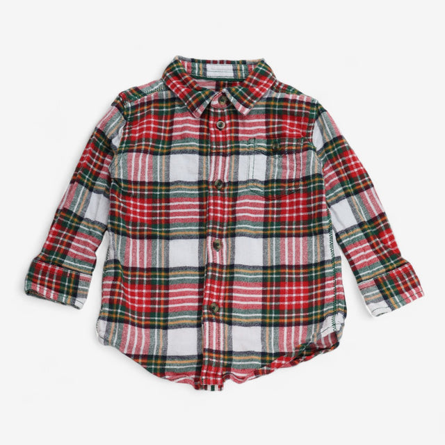 Shirt Plaid Red Tartan