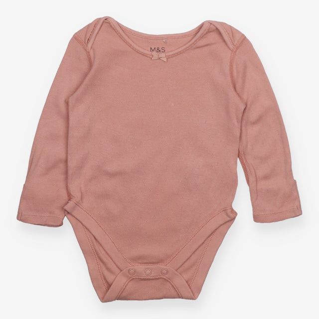 Bodysuit long sleeve pink