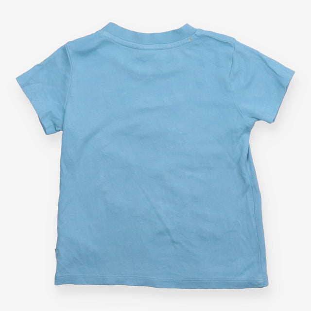 T-Shirt Blue Farm Animals and Vegetables