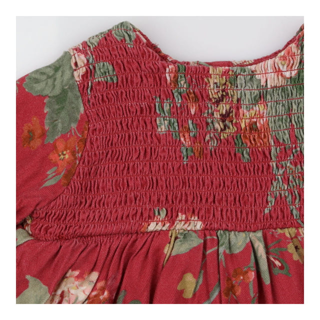 Laura Ashley Floral Burgundy Dress