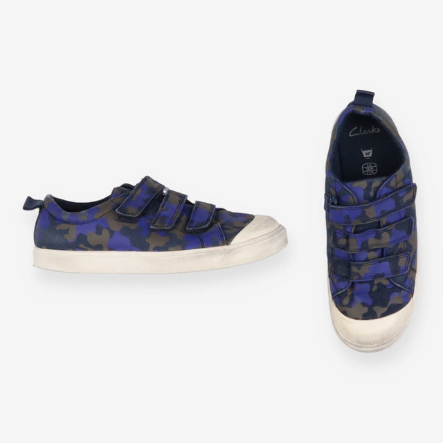 Shoes Purple Camo Velcro Strap