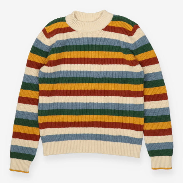 Rainbow snuggly pullover sweater