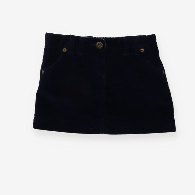 Skirt Navy cord with heart hardware