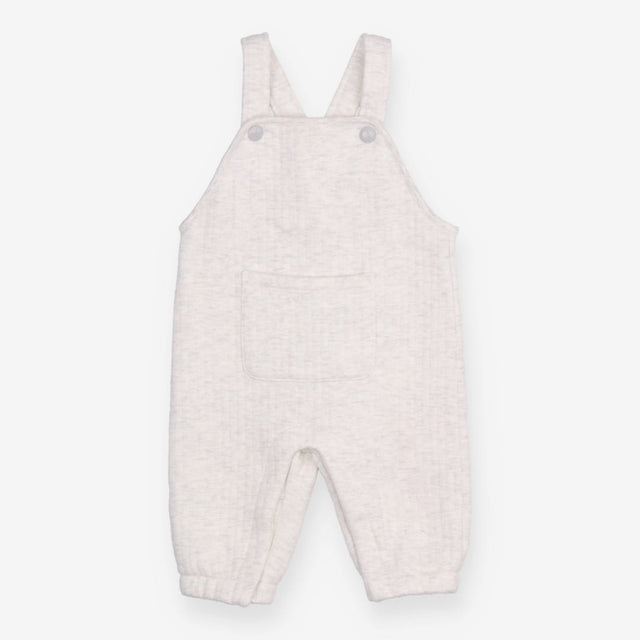 Dungarees grey ribbed pocket